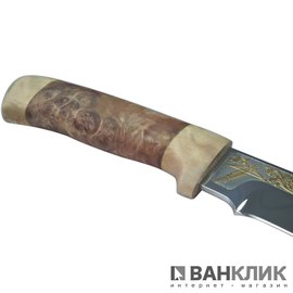 Нож АиР Стрелец подарочный Кап 40Х10С2М
