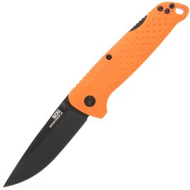Ніж туристичний SOG Adventurer LB, Blaze Orange/Black (13-11-02-43), Покриття клинка: Titanium Nitride, Колір: Orange