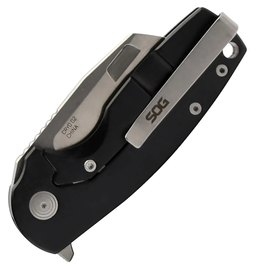 Нож туристический SOG Stout FLK, Black/Stonewash (SOG 14-03-12-57), Цвет : Black, изображение 4