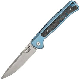 Карманный нож Lionsteel Skinny Titanium Blue (SK01 BL), Цвет : Blue