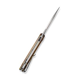 Кишеньковий ніж Civivi Elementum золотий C907A-4, Покриття клинка: Satin, Колір: Gold, зображення 3
