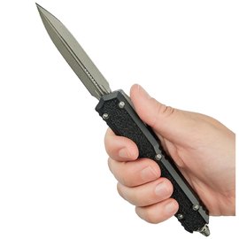 Кишеньковий ніж Microtech Makora Double Edge Apocalyptic Black (206-10APS), зображення 5