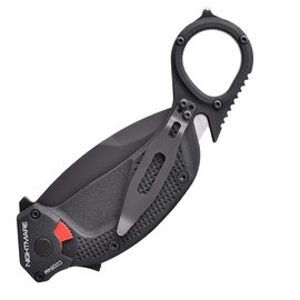 Нож керамбит Extrema Ratio Nightmare Black (04.1000.0454/BLK), Покрытие клинка: Black, Цвет : Black, изображение 3