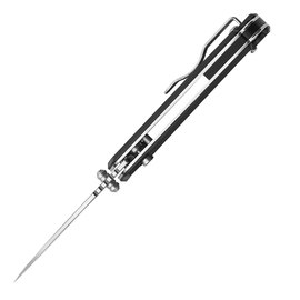Маленький складной нож Firebird FH925-CF черное тиснение, Цвет : Black, Материал рукояти: G-10/Carbon Fiber, изображение 4