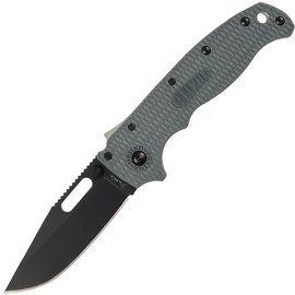 Кишеньковий ніж Demko AD20.5 Clip Point D2 Grey Grivory (205-D2-CP-DLC), Покриття клинка: DLC (Diamond Like Carbon), Колір: Grey