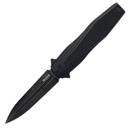 Кишеньковий ніж Ruike P188-B, Покриття клинка: Black Stonewashed, Колір: Black