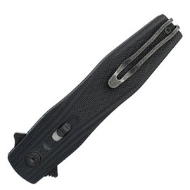 Кишеньковий ніж Ruike P188-B, Покриття клинка: Black Stonewashed, Колір: Black, зображення 5