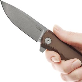 Кишеньковий ніж Lionsteel Myto Stone Washed brown (MT01A ES), зображення 5