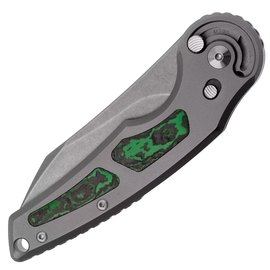 Кишеньковий ніж Fox Jupiter Titanium Jungle Wear CF (FX-555 TICF), Покриття клинка: SW (Stonewash), Колір: Gray, зображення 3
