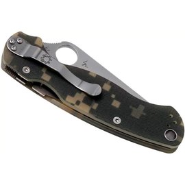 Кишеньковий ніж Spyderco Military 2 Camo (C36GPCMO2), Покриття клинка: Satin, Колір: Camo, зображення 2