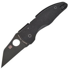 Кишеньковий ніж Spyderco Microjimbo Black Blade (C264GPBK), Покриття клинка: DLC (Diamond Like Carbon)