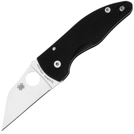 Кишеньковий ніж Spyderco Microjimbo Black (C264GP), Покриття клинка: Satin