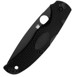 Карманный нож Spyderco Native Chief Black Blade (C244PBBK), Покрытие клинка: DLC, Цвет : Black, Тип режущей кромки: Гладкое лезвие, изображение 3