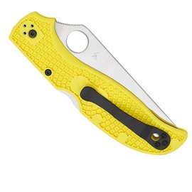 Карманный нож Spyderco Stretch 2 XL Yellow (C258SYL), Цвет : Yellow, Тип режущей кромки: Серрейтор, изображение 2