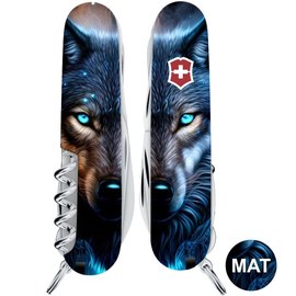 Многофункциональный нож Victorinox Huntsman Animal Волк 1.3713.3.F1040pw, изображение 6