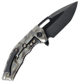 Кишеньковий ніж Heretic Medusa Tanto DLC Magnacut Flamed Titanium Grey (H009-6A-FTI), зображення 2