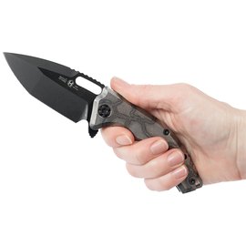 Кишеньковий ніж Heretic Medusa Tanto DLC Magnacut Flamed Titanium Grey (H009-6A-FTI), зображення 5