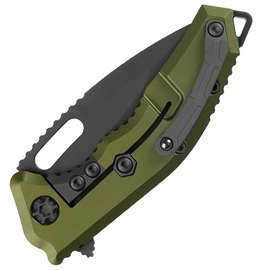 Кишеньковий ніж Heretic Medusa Tanto DLC MagnaCut Aluminum Green (H009-4A-GRN), зображення 4