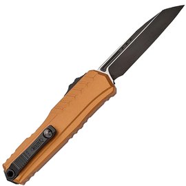 Кишеньковий ніж Microtech Cypher II Black Blade Tan (1241-1TA), зображення 2