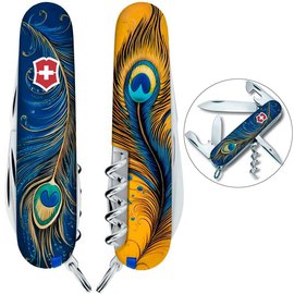 Многофункциональный нож Victorinox Spartan Ukraine Волшебное перо Жар-Птицы 1.3603.3_T3150pw, Цвет : Multiсolor, изображение 2
