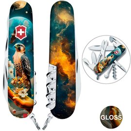 Многофункциональный нож Victorinox Climber Ukraine Сокол-защитник 1.3703.3.T3210pw, изображение 3