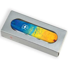 Многофункциональный нож Victorinox Huntsman Ukraine Желто-синий рисунок 1.3713.7.T3100pw, изображение 4