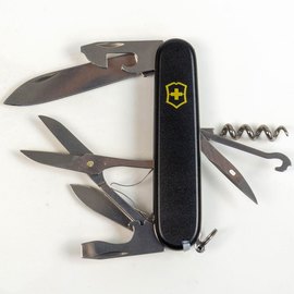 Багатофункціональний ніж Victorinox Climber Mat чорний матовий лак із жовтим логотипом 1.3703.3_M0008p, зображення 5