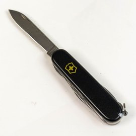Багатофункціональний ніж Victorinox Climber Mat чорний матовий лак із жовтим логотипом 1.3703.3_M0008p, зображення 6