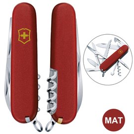 Багатофункціональний ніж Victorinox Huntsman Mat червоний матовий лак 1.3713_M0008p, зображення 2