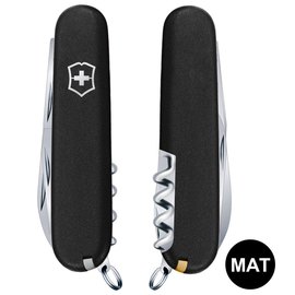 Многофункциональный нож Victorinox Spartan Mat черный матовый лак 1.3603.3_M0007p, Цвет : Black, изображение 3