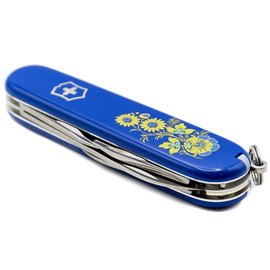 Многофункциональный нож Victorinox Spartan Ukraine 1.3603.2_T1050u, Цвет : Синий, изображение 5
