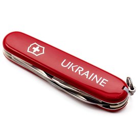Многофункциональный нож Victorinox Spartan Ukraine 1.3603_T0140u, Цвет : Red, изображение 3