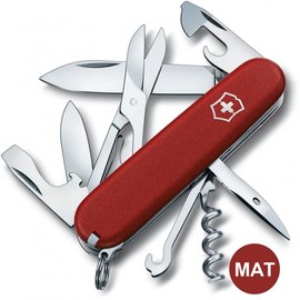 Многофункциональный нож Victorinox Climber Mat красный матовый лак 1.3703_M0007p