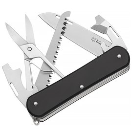 Багатофункціональний ніж для виживання Fox Vulpis Aluminium black (FX-VP130-SF5 BK), Колір: Чорний, Матеріал рукояті: Алюміній