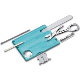 Карта-мультитул Victorinox Swisscard Nailcare 0.7240.T21, Цвет: Голубой