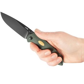Кишеньковий ніж CJRB Aes Black Blade green (J1938-BMGN), зображення 5