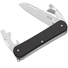Багатофункціональний ніж Fox Vulpis Aluminium black (FX-VP130-3 BK), Колір: Чорний, Матеріал рукояті: Алюміній