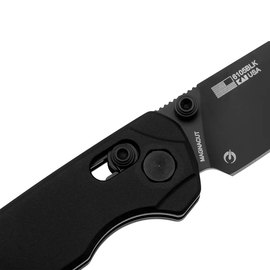 Карманный нож Kershaw Bel Air BB black (6105BLK), Покрытие клинка: Black PVD Coating, Цвет : Чёрный, Материал рукояти: Алюміній, изображение 6