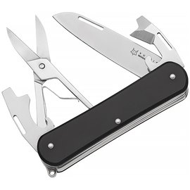 Багатофункціональний ніж Fox Vulpis Aluminium black (FX-VP130-F4 BK), Колір: Чорний, Матеріал рукояті: Алюміній