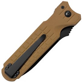 Нож для самообороны Fox Predator II BB 2F Full Auto coyote (FX-448 T), изображение 2