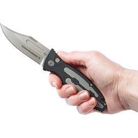 Автоматический выкидной нож Boker Plus Kalashnikov 74 Auto 01KALS135, Цвет : Чёрный/Серый, изображение 5