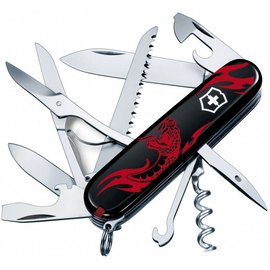 Многофункциональный коллекционный нож Victorinox Huntsman Zodiac Поразительная змея (1.3713.3.Z4351u)