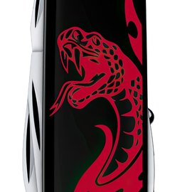 Многофункциональный коллекционный нож Victorinox Huntsman Zodiac Поразительная змея (1.3713.3.Z4351u)