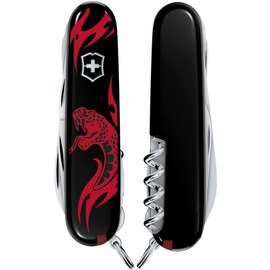 Многофункциональный коллекционный нож Victorinox Huntsman Zodiac Поразительная змея (1.3713.3.Z4351u)