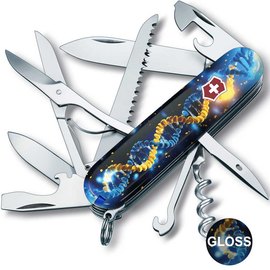 Многофункциональный сувенирный нож Victorinox Huntsman Ukraine ДНК Украинца (1.3713.3.T3270pw)