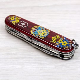 Многофункциональный сувенирный нож Victorinox Climber Ukraine Украинские мотивы (1.3703.T.T1370u)