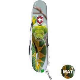 Многофункциональный коллекционный нож Victorinox Climber Zodiac Зелёная змея (1.3703.7.Z4270pk)