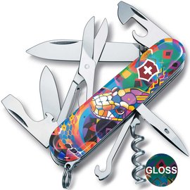 Многофункциональный коллекционный нож Victorinox Climber Zodiac Яркая змея (1.3703.Z4260pk)