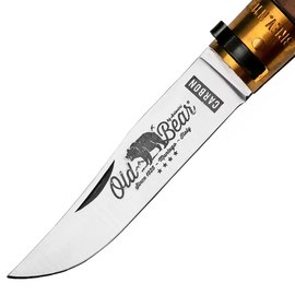 Нож туристический Old Bear Classic Carbon Steel L Walnut (9306/21_LN), Цвет : Тёмно-коричневый, Общая длина, мм: 210 мм, изображение 4