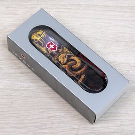 Многофункциональный коллекционный нож Victorinox Climber Zodiac Золотая деревянная змея (1.3703.3.Z4240pk)